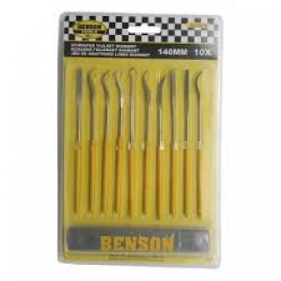 BENSON diamantvijl set van 10 stuks 14 cm